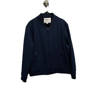 William Rast by Justin Timberlake Men's Bomber Jacket Navy Blue size XL